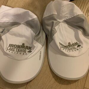 2 IRONMAN TRIATHLON Lake Tahoe Finisher 2014 PANEL HAT NWOT Bundle